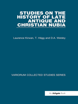 cover image of Studies on the History of Late Antique and Christian Nubia